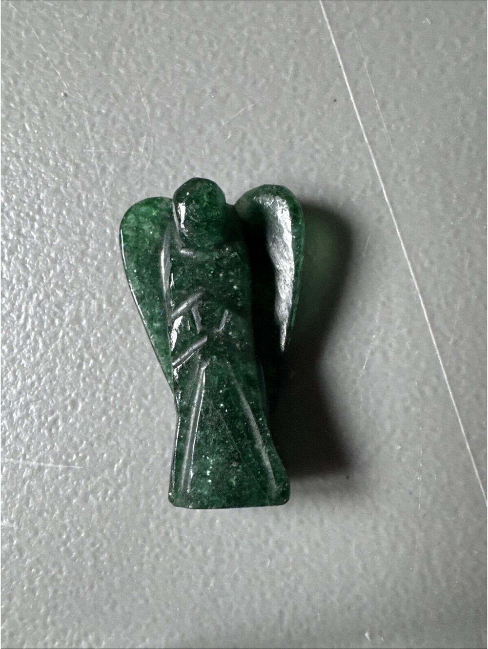 Handmade Natural Crystal Stone Angel 1.5 Inch Approx Reiki healing stone